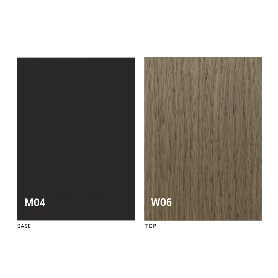 Round Extendable Dining Table with Wooden Top Made in Italy - Crodino Viadurini