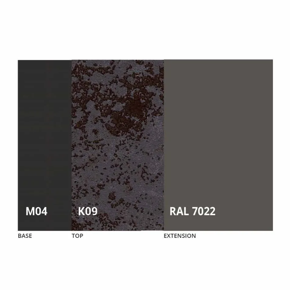 Round Extendable Dining Table in Laminam Ceramic Made in Italy - Lupetto Viadurini