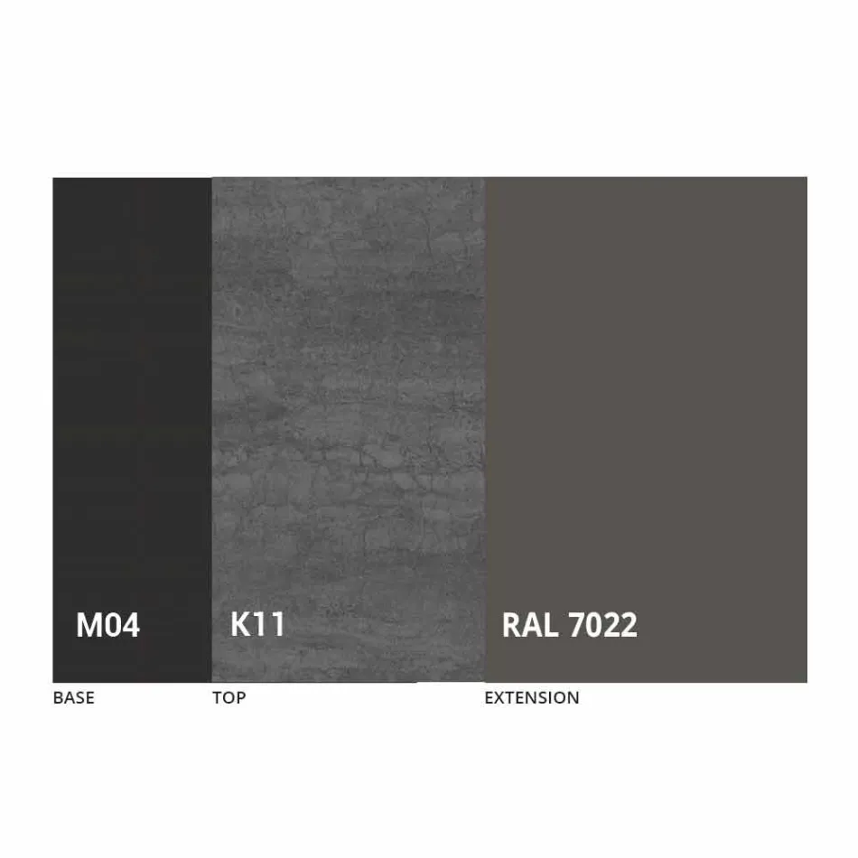 Round Extendable Dining Table in Laminam Ceramic Made in Italy - Lupetto Viadurini