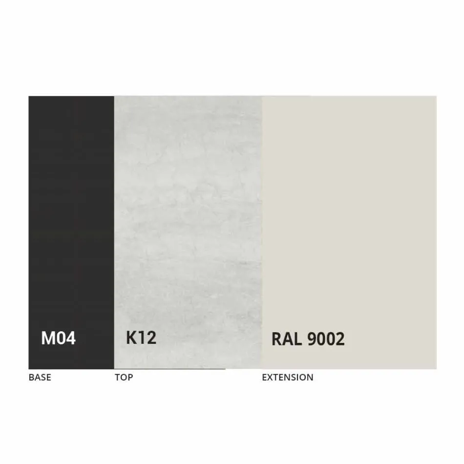 Round Extendable Dining Table in Laminam Ceramic Made in Italy - Lupetto Viadurini