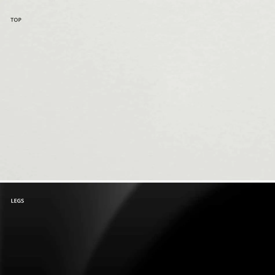 Round Dining Table with Laminate Top Made in Italy - Dollars Viadurini