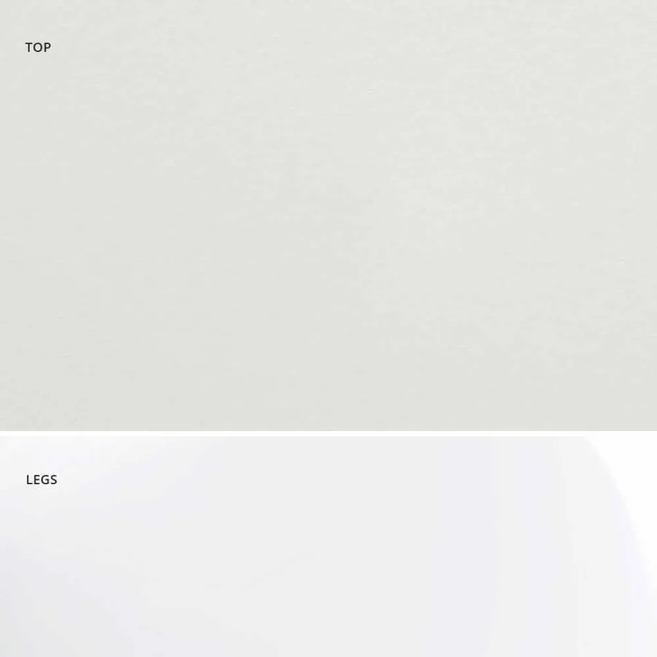 Round Dining Table with Laminate Top Made in Italy - Dollars Viadurini