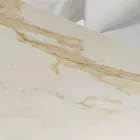 Fixed Living Room Table with Wooden Base Made in Italy - Equatore Viadurini