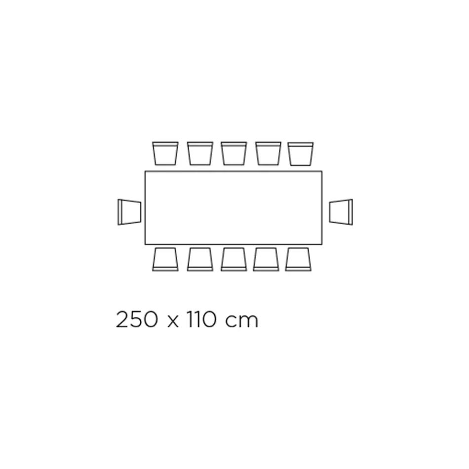 Fixed Living Room Table with Debarked Edge Made in Italy - Holidays Viadurini