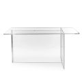 Selenia Minimalist Design Table in Transparent Plexiglass Made in Italy