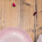 Design table in fir wood and plexiglass made in Italy, Castro Viadurini