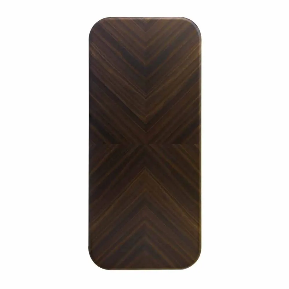 Modern wooden design table handmade in Italy Wood Viadurini