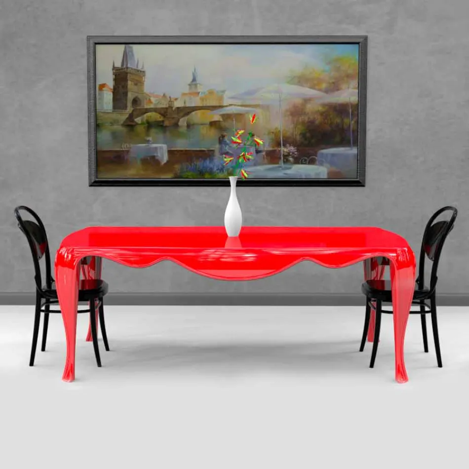 Miazzina table of modern design produced in Italy Viadurini