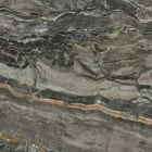 Fixed Barrel-Shaped Table with Canaletto Walnut Ash Base Made in Italy - North Viadurini