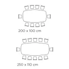 Fixed Barrel-shaped Table in Laminate and Ash Wood Made in Italy - North Viadurini