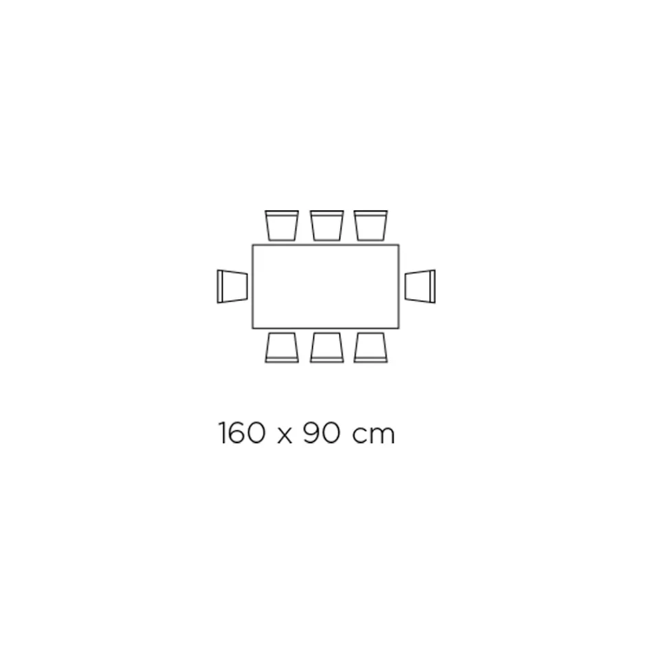 Fixed Table with Irregular Debarked Edge Made in Italy - Glasses Viadurini