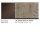 Garden Table with Aluminum Seat Made in Italy - Plinto by Varaschin Viadurini