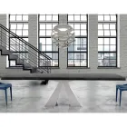 Modern Wooden Table Extendable up to 300 cm Made in Italy - Dalmatian Viadurini