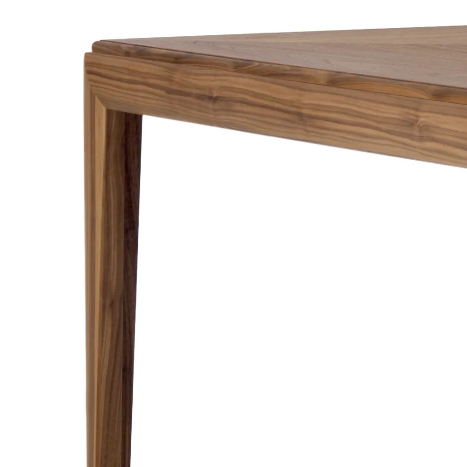 Grilli York square modern design solid wood table made in Italy Viadurini