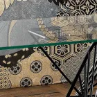 Modern design tempered glass table made in Italy, Mitia Viadurini