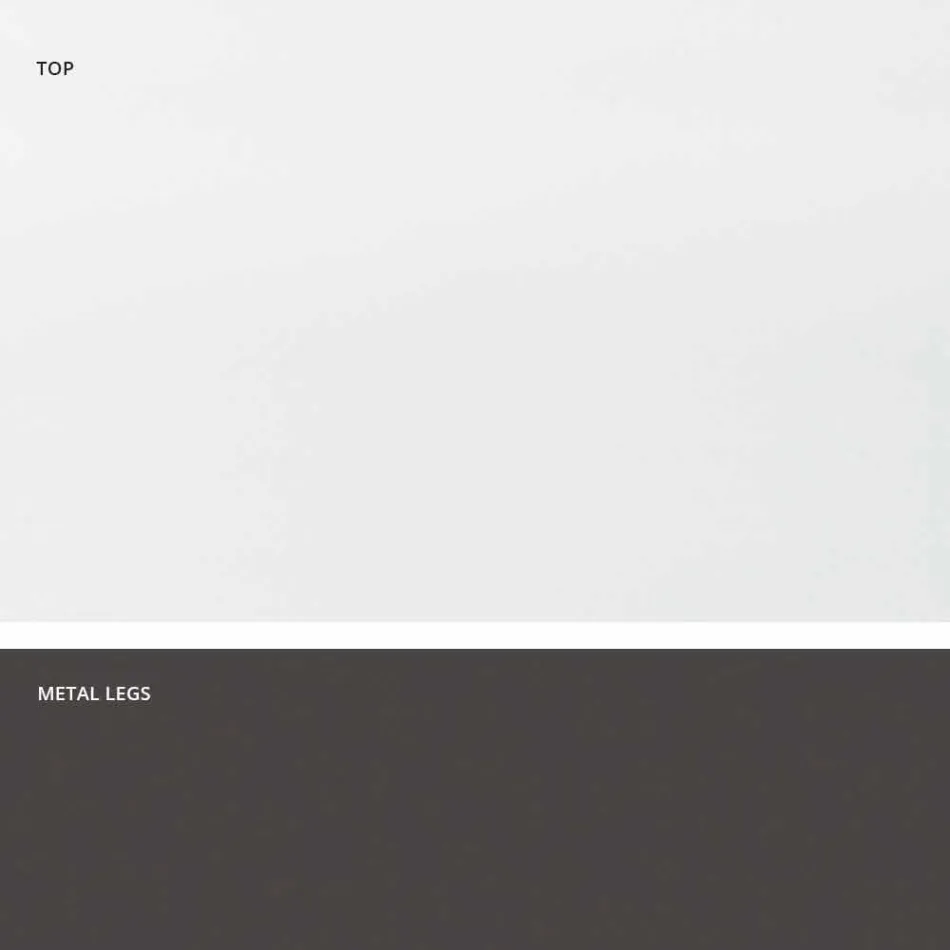 Modern design tempered glass table made in Italy, Mitia Viadurini