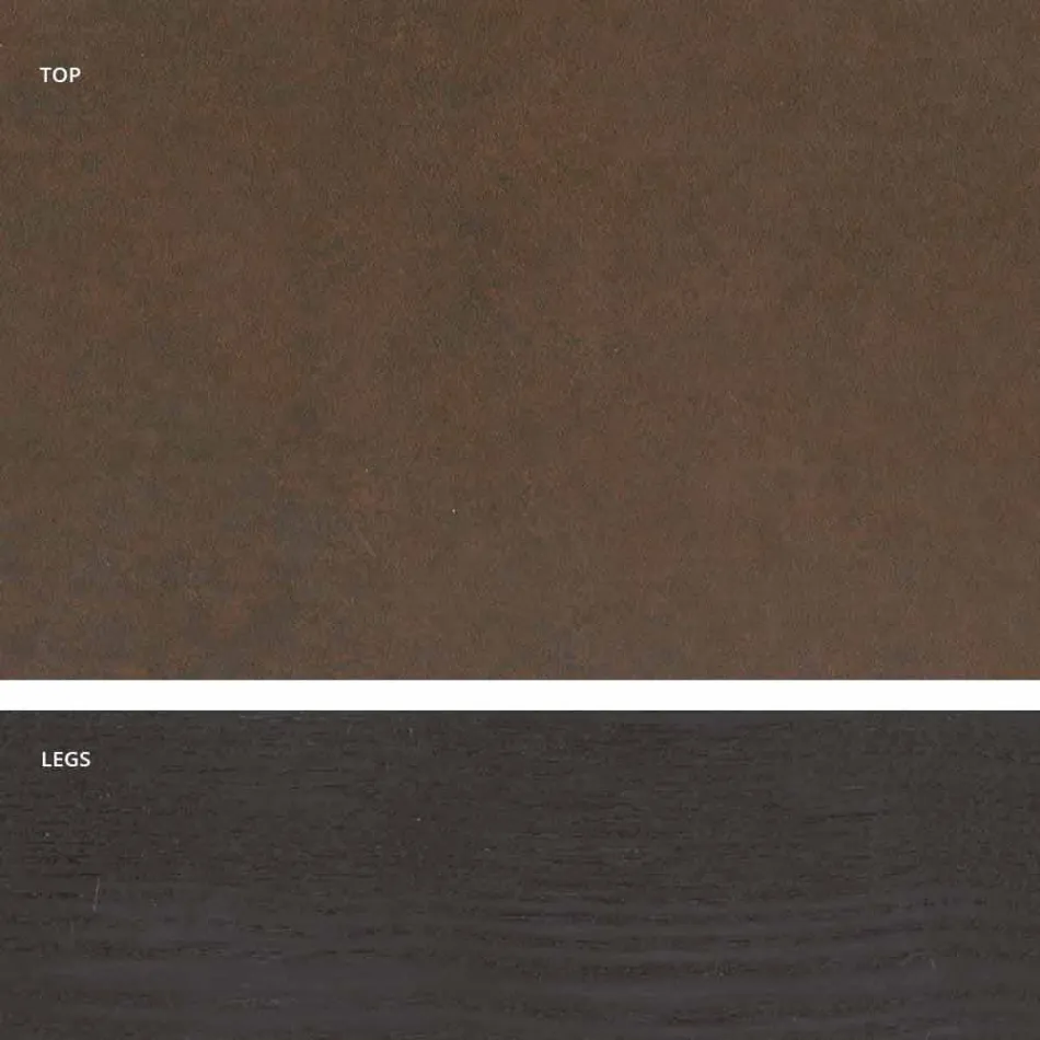 Modern design glass ceramic table made in Italy, Egisto Viadurini