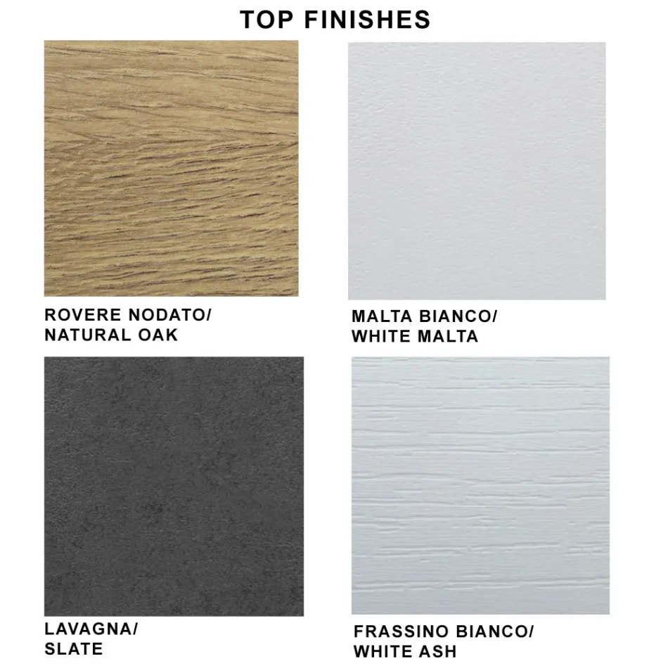 Modern Extendable Table to 300 cm in Laminate and Glass Made in Italy - Tear Viadurini