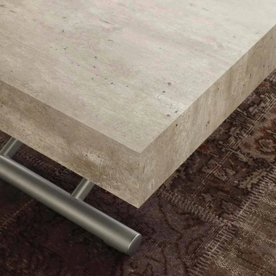 Extending table or table with piano in melamine Palau Viadurini