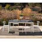 Garden Dining Table Top in Porcelain Stoneware Made in Italy - Tarik Viadurini