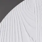 Round Dining Table in Ash Veneered Plywood - Libra Viadurini