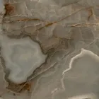 Fixed Round Table in Ceramic and Steel Made in Italy - Scissors Viadurini