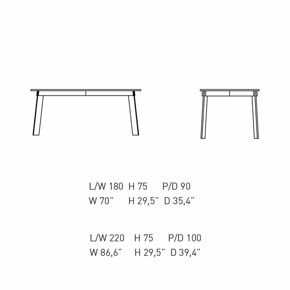 Modern Living Room Table in Steel with Design Marble Top - Aronte Viadurini