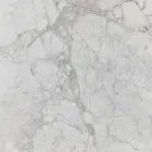 Eero Saarinen Tulip Table H 73 Round in Arabescato Marble Made in Italy - Scarlet Viadurini