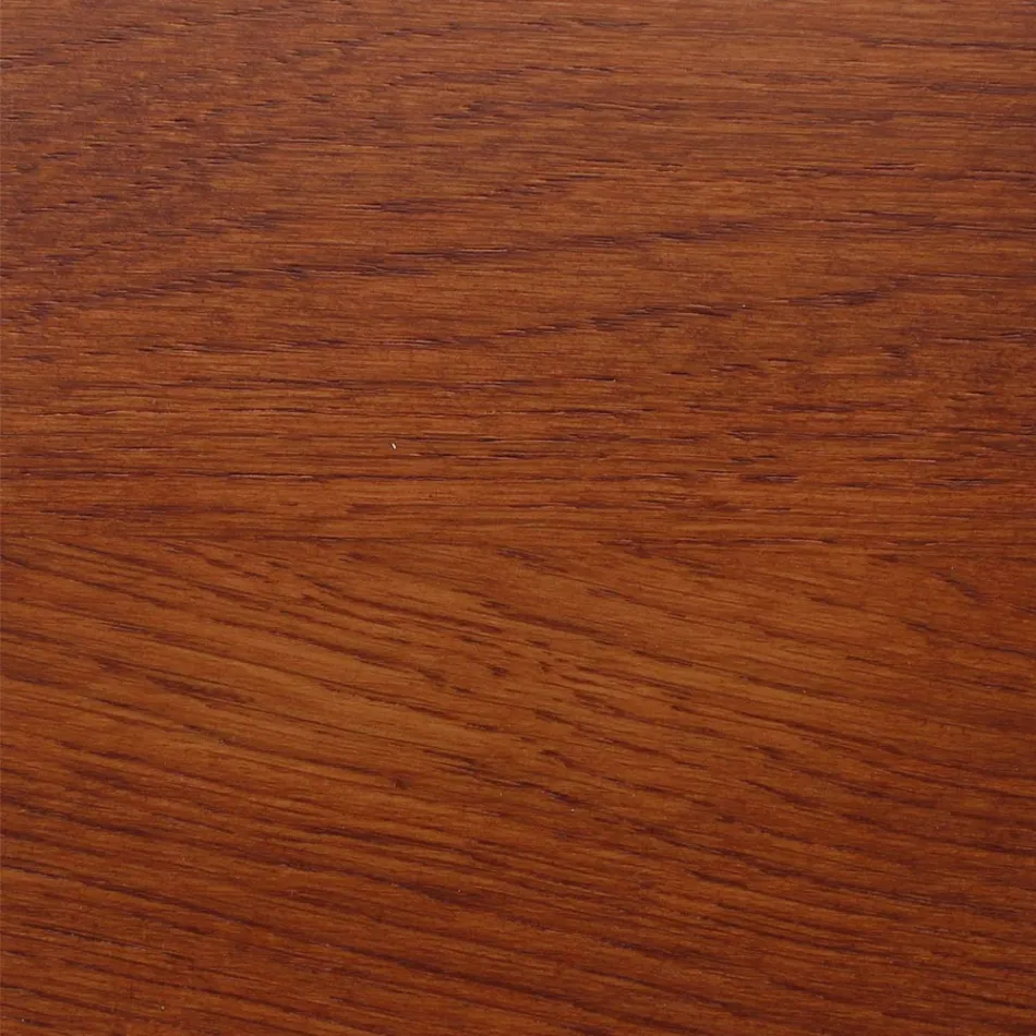Tulip Table Eero Saarinen H 73 Round in Cherry Stained Oak Made in Italy - Scarlet Viadurini