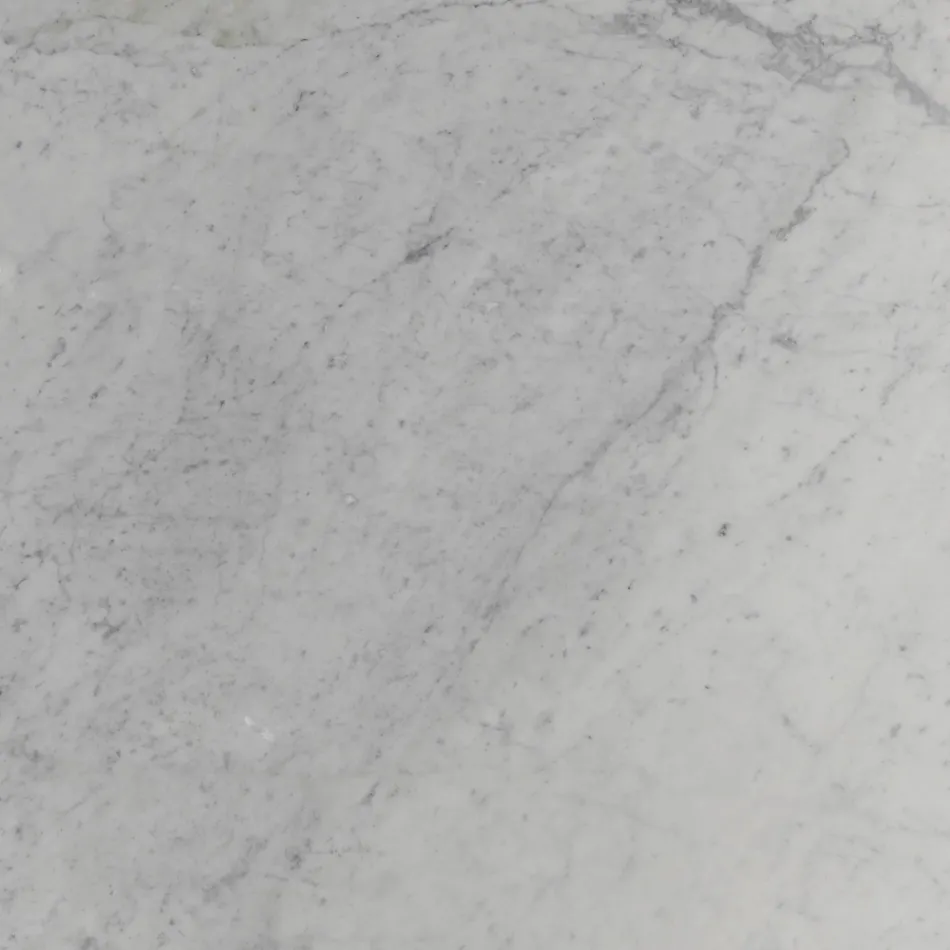 Tulip Table Saarinen H 73 with Oval Top in Carrara Marble Made in Italy - Scarlet Viadurini