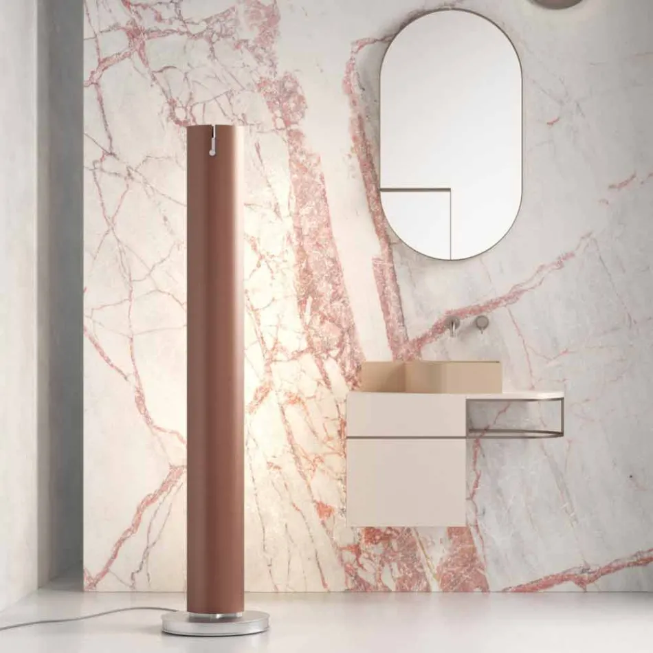 Floor Electric Radiator with Single or Double Led Design at 500 W - Stilus Viadurini