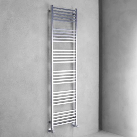 Modern Design Chrome Radiator Wall 2 Sizes up to 765 Watt - Tower Viadurini