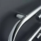 Thermowell design Hydraulic Graffiti with chromed finish by Scirocco H Viadurini