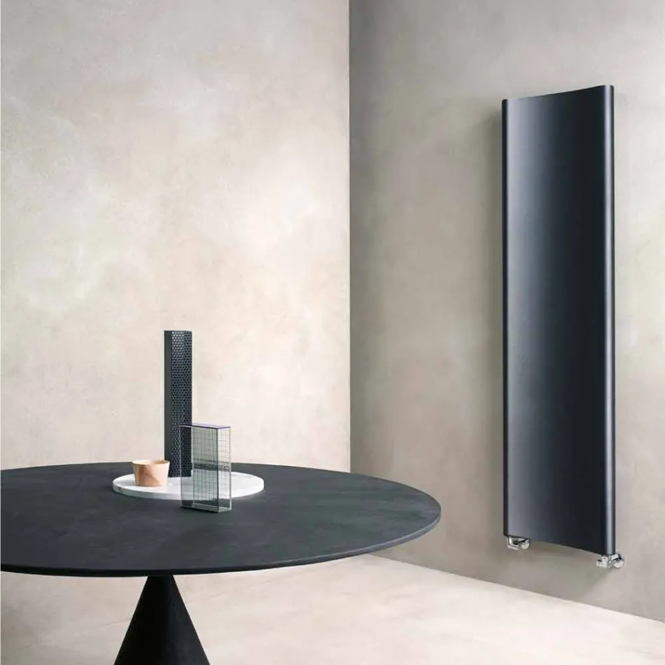 Vertical Hydraulic Design Radiator in Aluminum up to 1061 Watt - Bent Viadurini