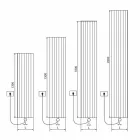 Electric Wall Radiator Design in Modern Aluminum 1000 W - 100 Lines Viadurini