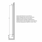 Electric Wall Radiator Design in Modern Aluminum 1000 W - 100 Lines Viadurini