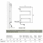 Chrome electric radiator Snake by Scirocco H, modern design Viadurini