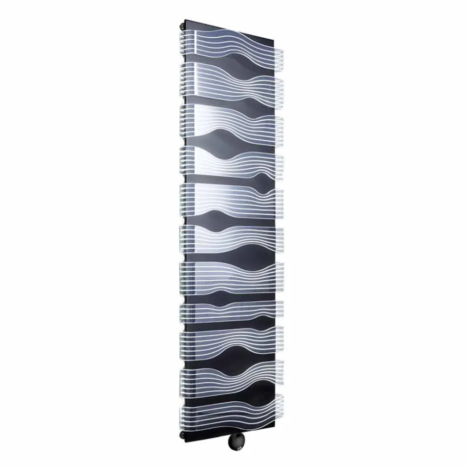 Design Electric Radiator for Living Room or Bathroom with 1000 W Led - Shine Viadurini