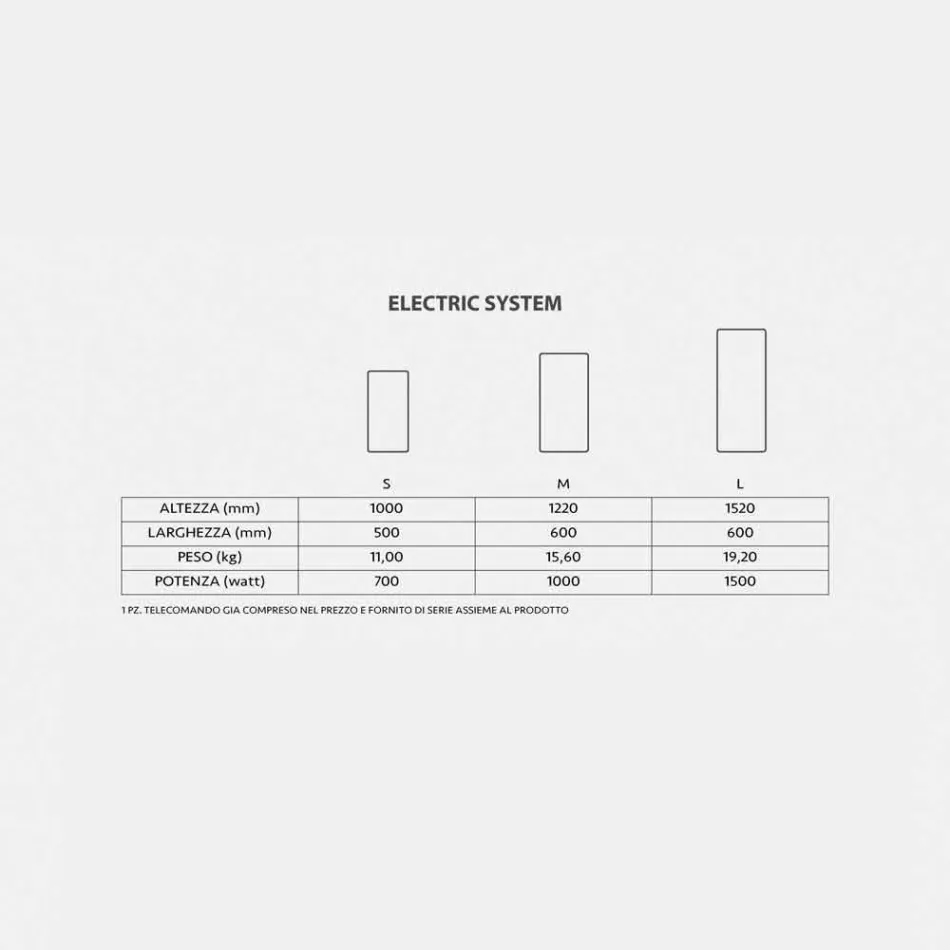 Electric design mirrors up to 1500Watt Jonny mirror Viadurini