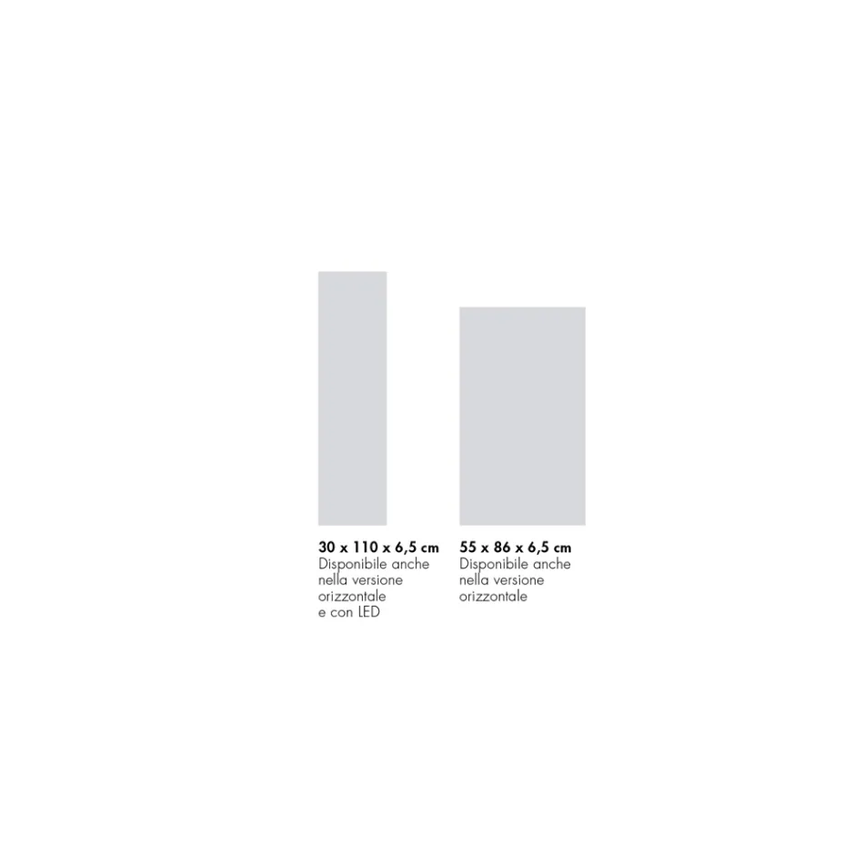 Electric Radiator Corten Finish in Italian Marble Powder - Terraa Viadurini