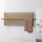 Beige Carbon Steel Electric Radiator Made in Italy - Solaris Viadurini