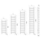 Carbon Steel Electric Radiator Made in Italy - Bavarese Viadurini