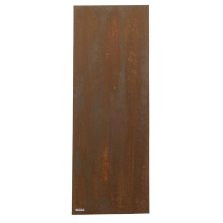 Electric radiator in Italian marble powder with Corten effect - Lines Viadurini