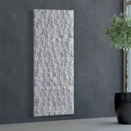 Electric Radiator in Italian Marble Powder Up to 1400 Watt - Terraa Viadurini