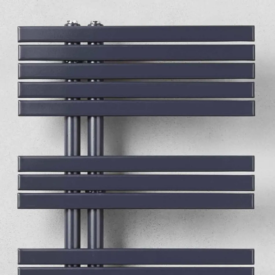 Modern Design Wall-Mounted Electric Radiator for Bathroom 400 W - Peacock Viadurini