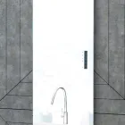 Electric Radiator Made of Glass and Aluminum Made in Italy - Glaze Viadurini