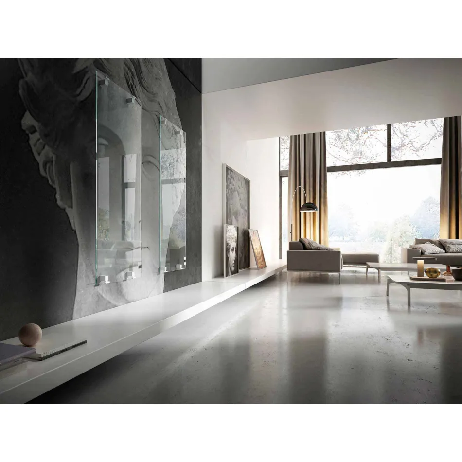 Design electro-ceramic decorative radiator in Star glass, made in Italy Viadurini