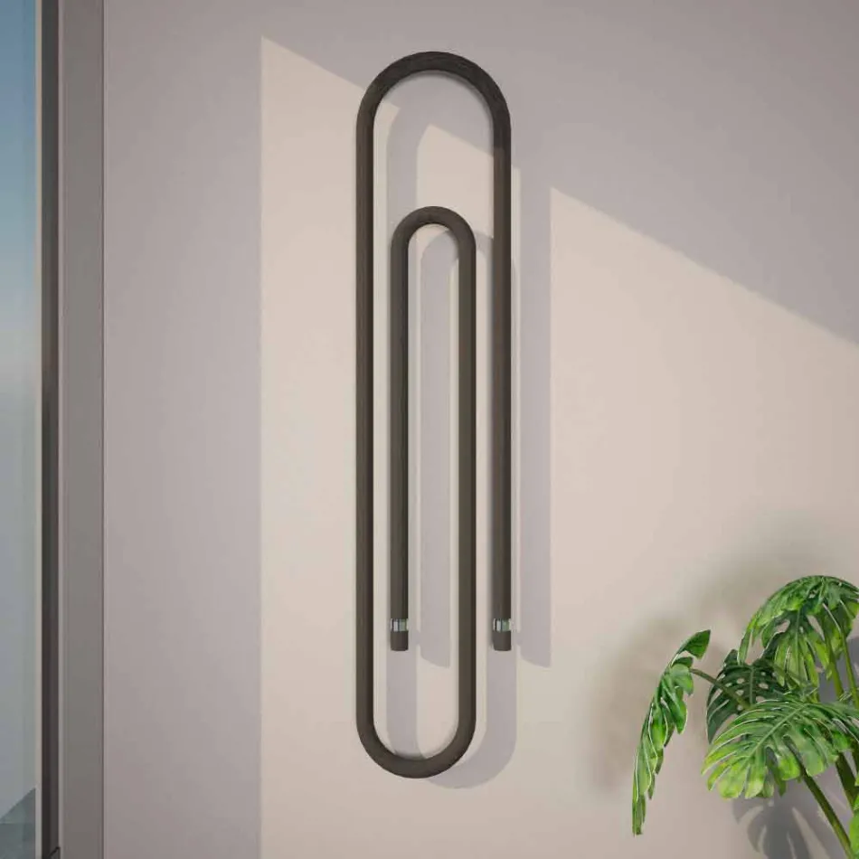 Modern colored electric staple radiator Graffe by Scirocco H Viadurini
