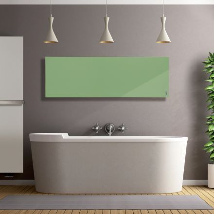 Hybrid Designer Radiator in Smooth Italian Marble Powder - Lines Viadurini