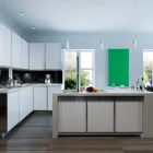 Hybrid Designer Radiator in Smooth Italian Marble Powder - Lines Viadurini